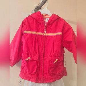SOLD NWT Carter's Rain Jacket 4T Pink